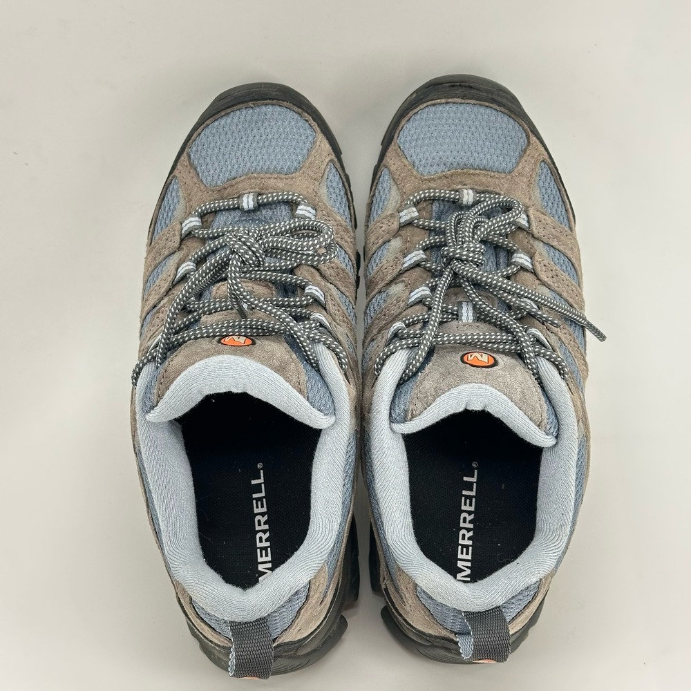 Merrell Moab 3 Hiking Shoes Women 9 Wide Blue J035896W Suede Mesh Vibram Low Top - Picture 6 of 8